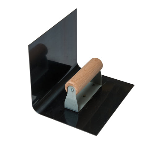 Cove Trowel - Heavy Duty with 3/4" Radius, 6" Wall (H) x 5-3/4" Floor (D) x 7-1/2" Run