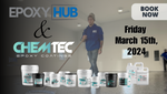 1 Day Decorative Concrete Workshop with Epoxy Hub and Chemtec Friday March 15th, 2024