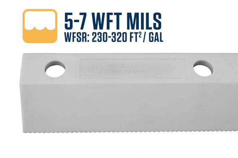 18" Easy Squeegee™ 5-7 WFT Mils Blade Scalloped