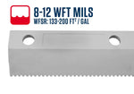 26" Easy Squeegee™ 8-12 WFT Mils Blade Scalloped