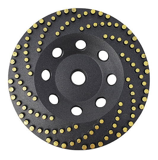 5" METAL DOT CUP WHEEL THREADED