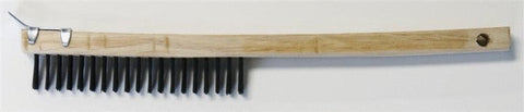 3x19 Long Handle Wire Brush with Scraper