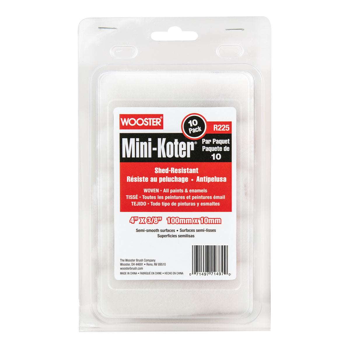 Wooster Mini-Koter 3/8" nap 10 Pack