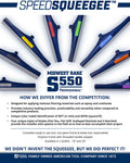 18" Speed Squeegee®, Flat Stiff